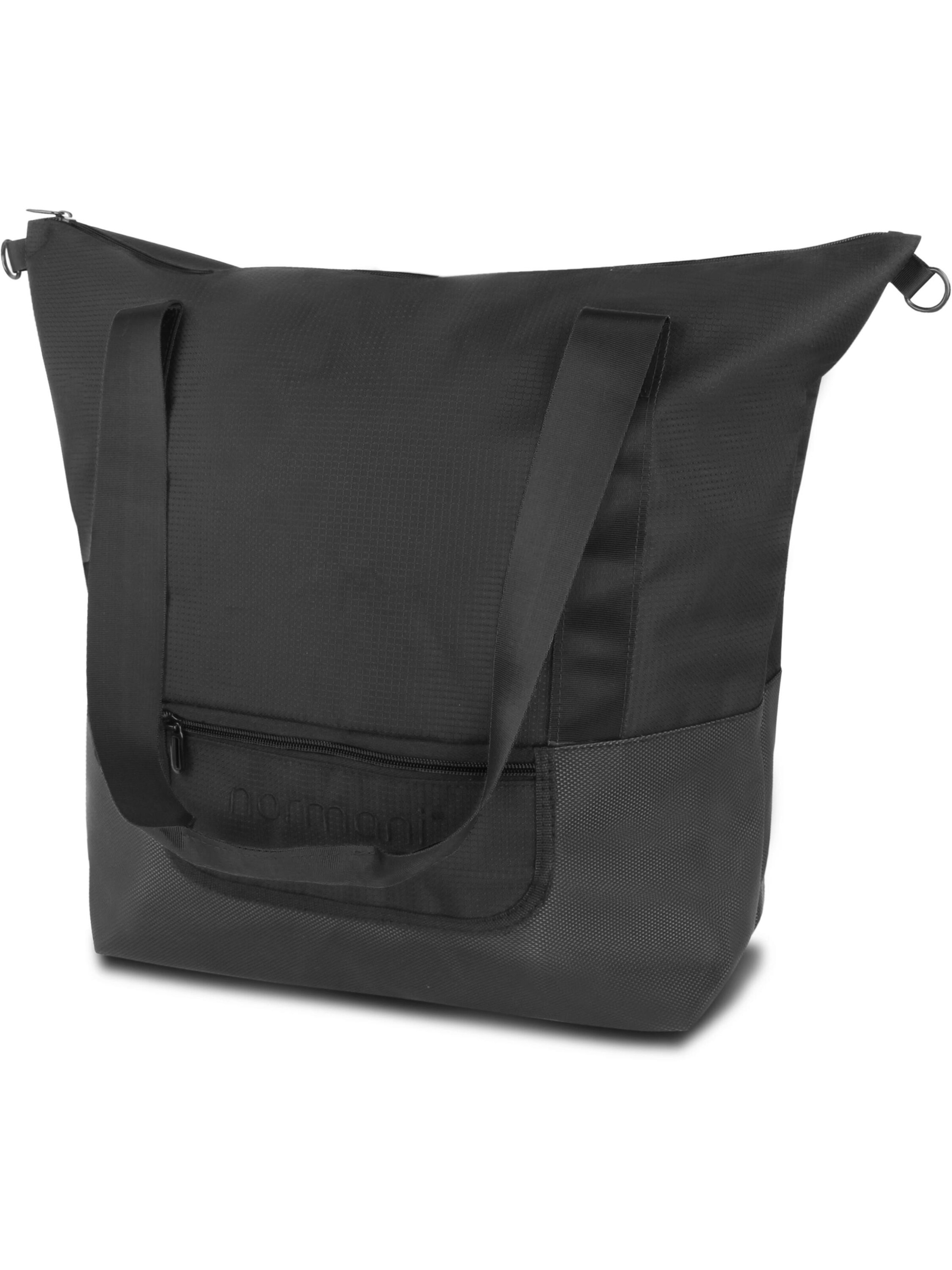 normani Sporttasche 'Westpass' in Schwarz: Vorderseite