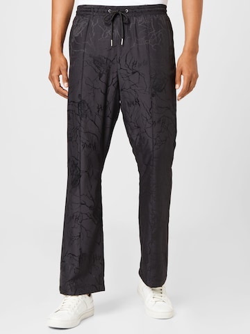 Bootcut Pantalon Han Kjøbenhavn en noir : devant