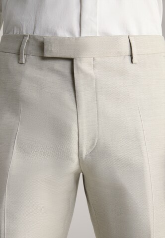 JOOP! Slim fit Pleated Pants 'Gun' in Beige