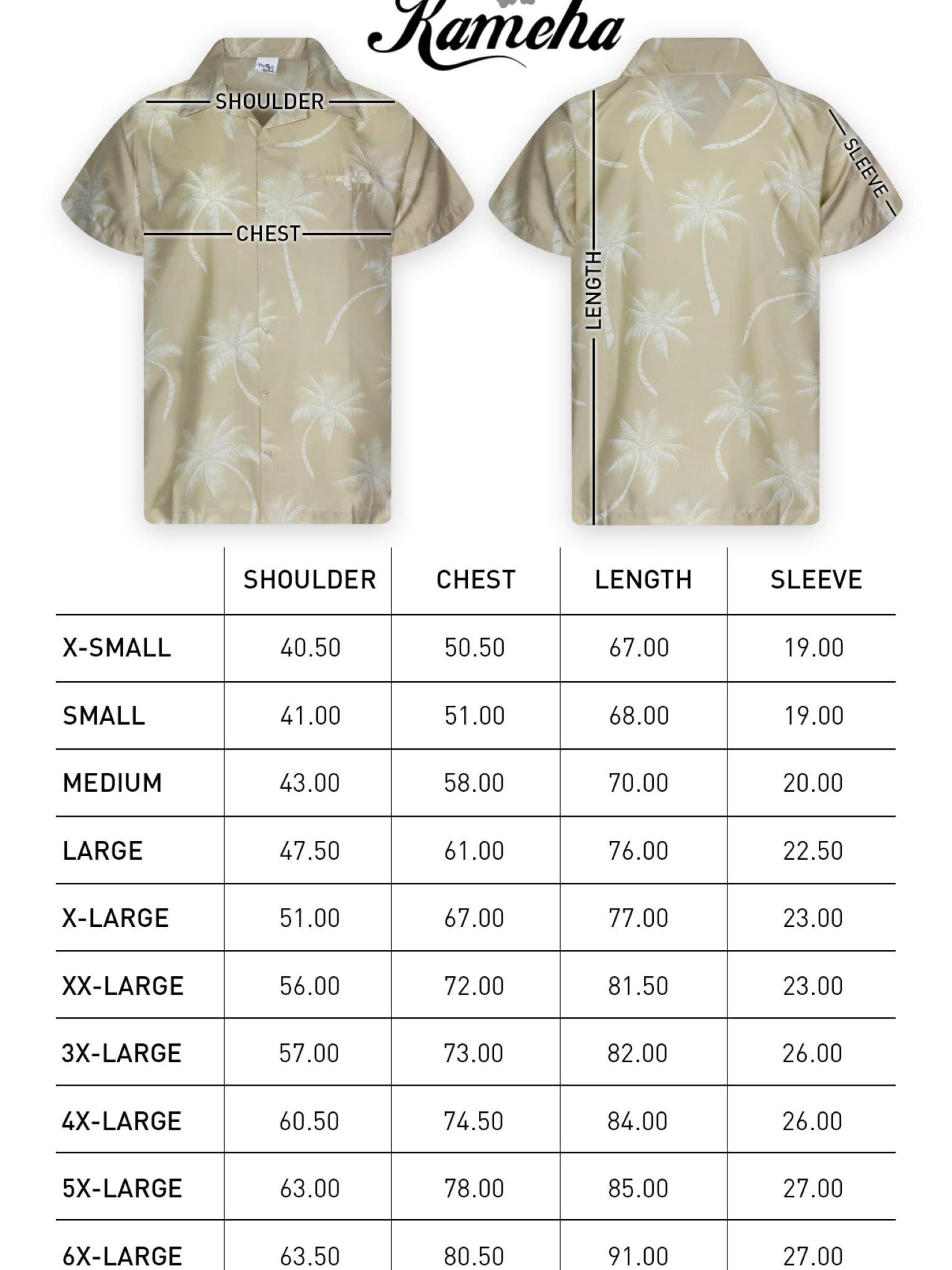 King Kameha Shirt 'Palmshadow' in Beige