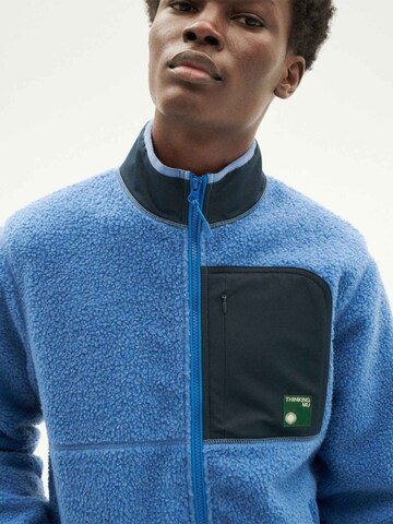 Thinking MU Fleecejacke 'Lewis' in Blau