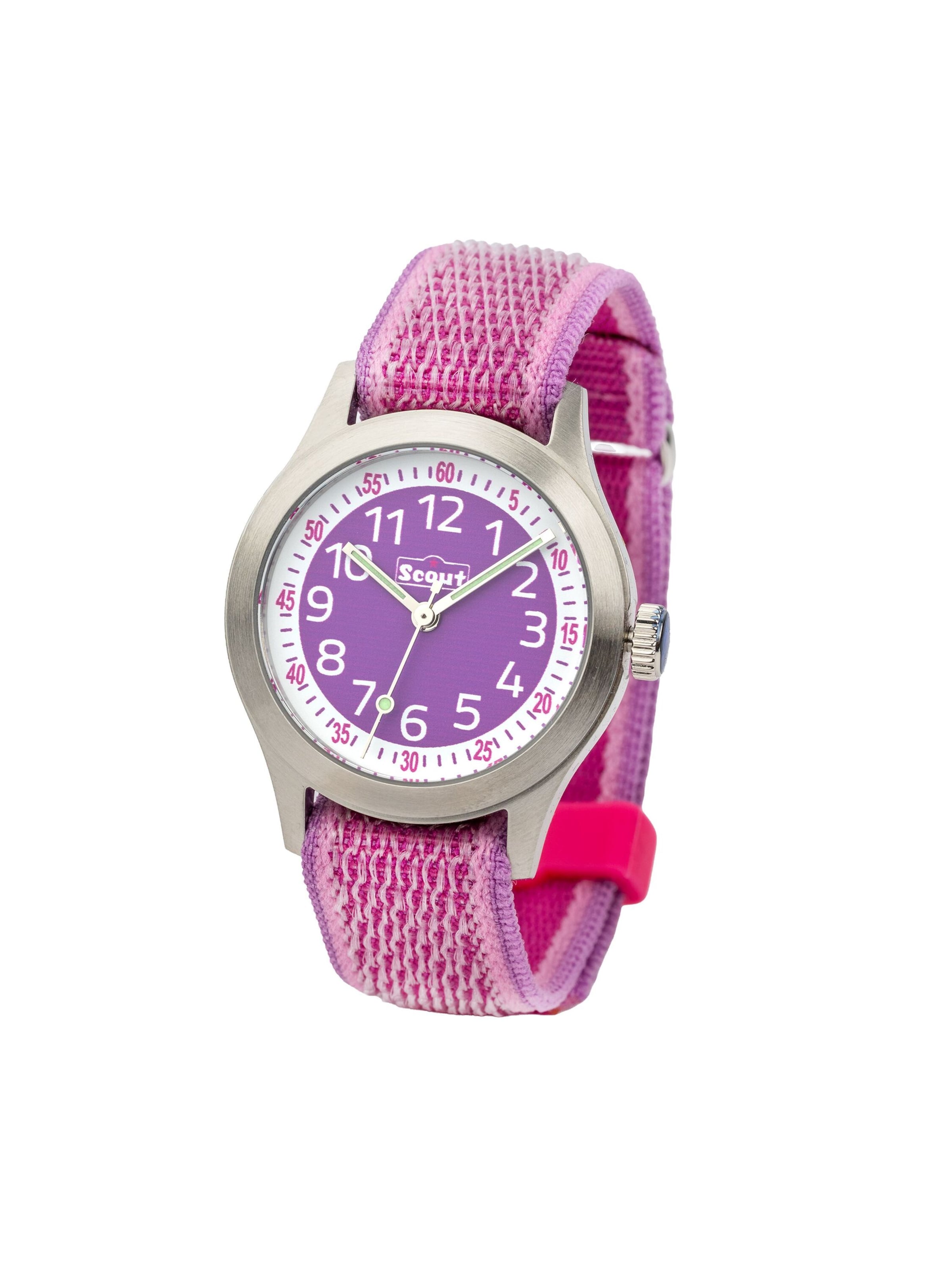 SCOUT Uhr in Pink: Vorderseite