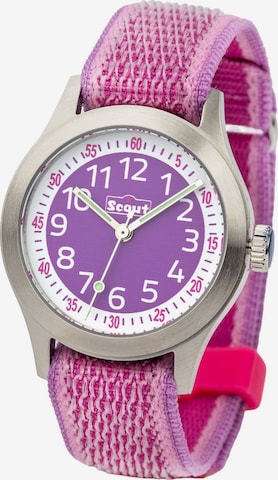 SCOUT Uhr in Pink: Vorderseite