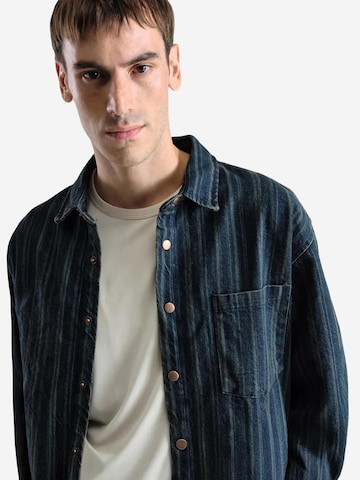 Fit confort Chemise Giesto en bleu