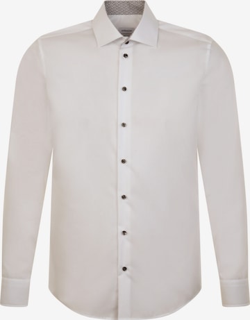 SEIDENSTICKER Slim fit Business Shirt in White: front