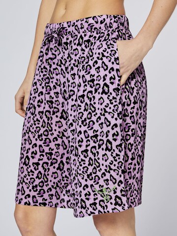 CHIEMSEE Loose fit Pants in Purple