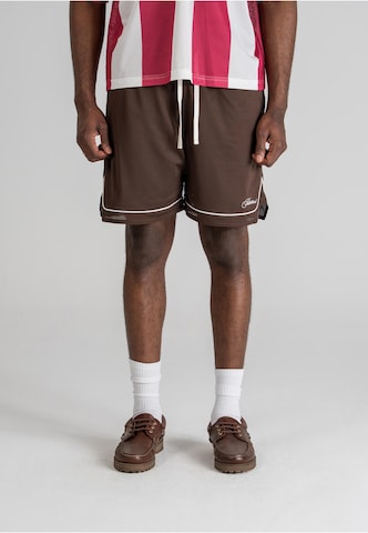 Loosefit Pantaloni di Prohibited in marrone
