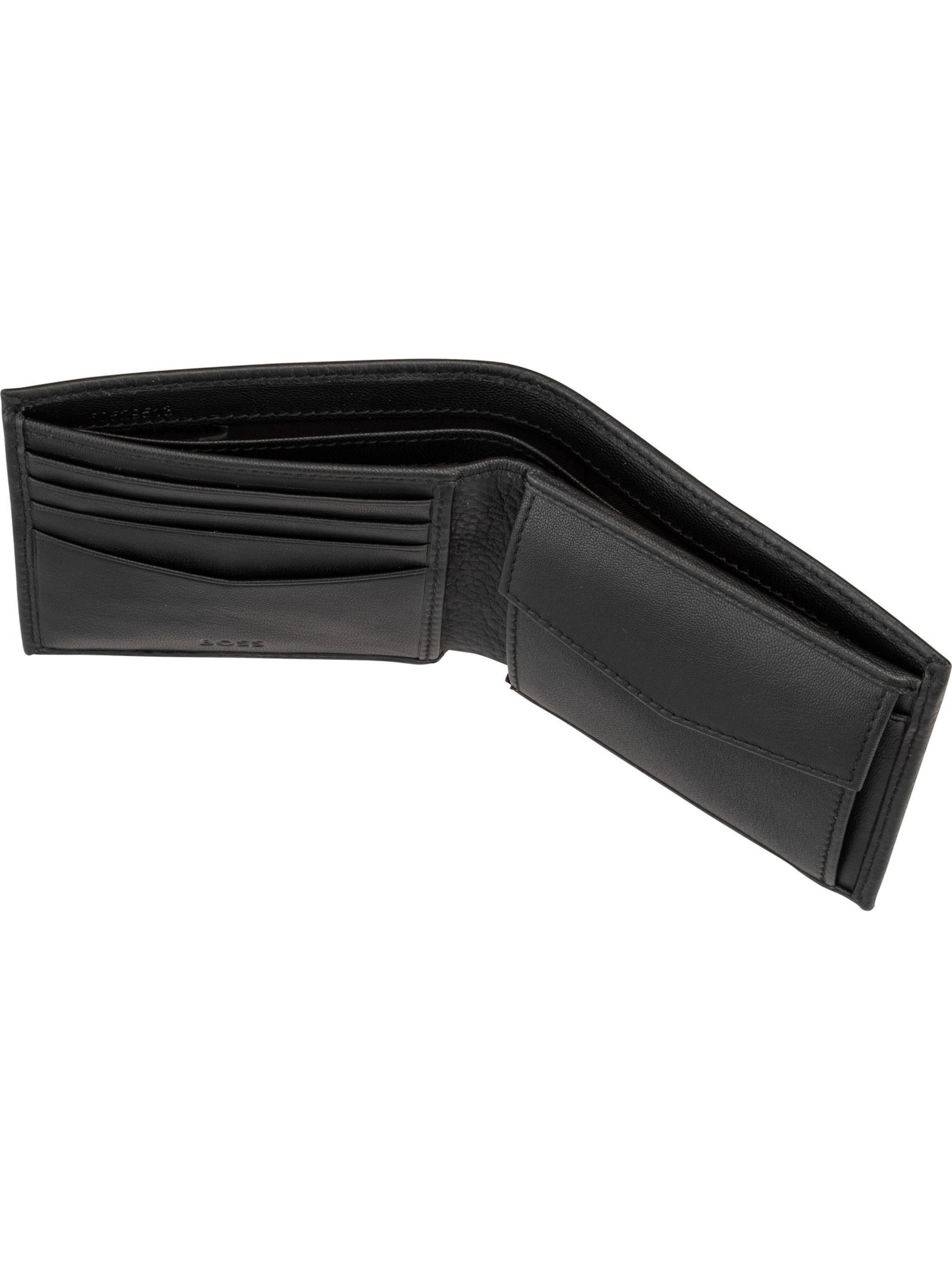 BOSS Portemonnaie 'New Crosstown' in Schwarz