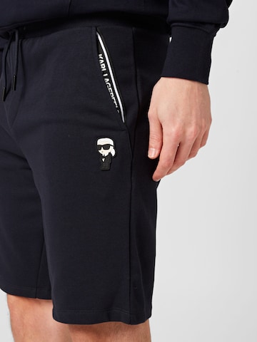 Karl Lagerfeld Regular Shorts in Blau