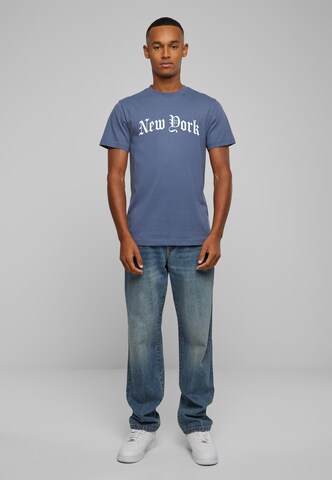 Mister Tee Shirt 'New York' in Blauw