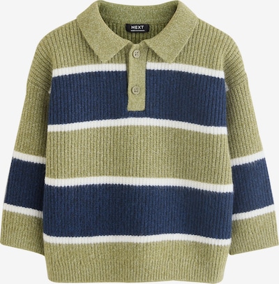 Next Neulepaita värissä laivastonsininen / vaaleanvihreä / valkoinen, Tuotenäkymä