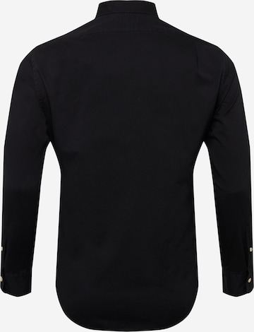 juoda Polo Ralph Lauren Priglundantis modelis Marškiniai