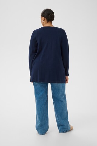 Cardigan KAFFE CURVE en bleu