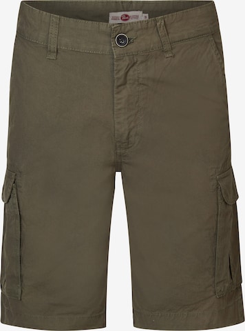 Petrol Industries Regular Pants in Green: front