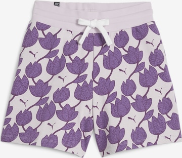 PUMA Workout Pants 'Blossom' in Purple: front