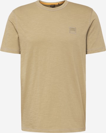BOSS Orange T-shirt 'Tegood' i grön: framsida