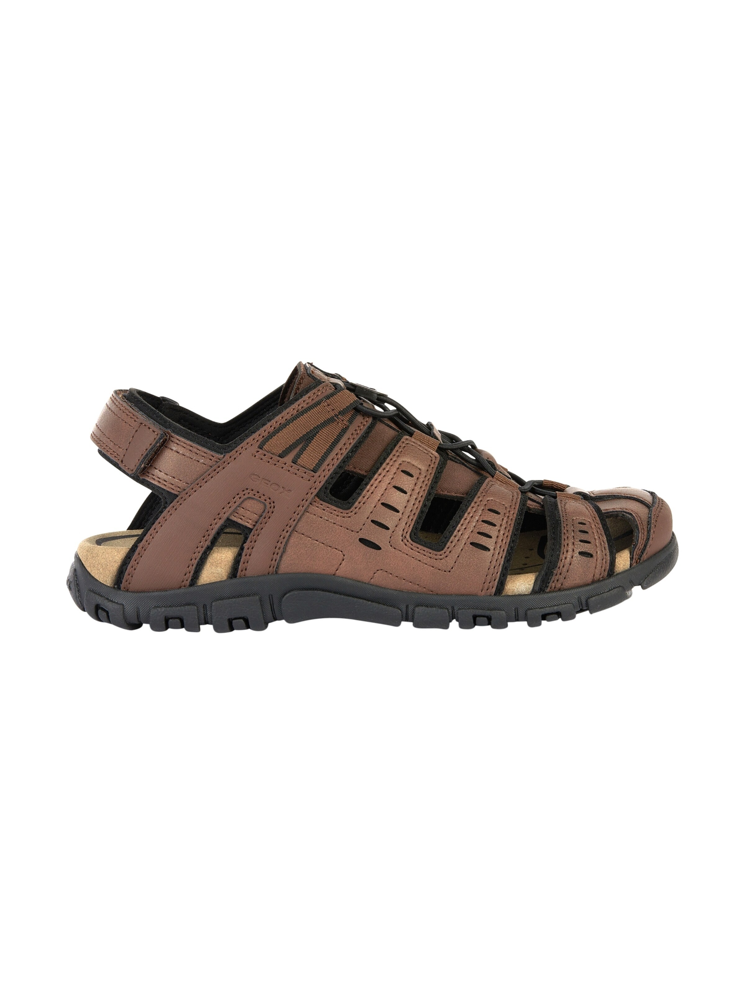 GEOX Sandale 'Strada-Ledersandalen'‌ in Braun