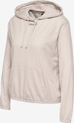 Hummel Athletic Sweatshirt 'ZANDRA' in Beige