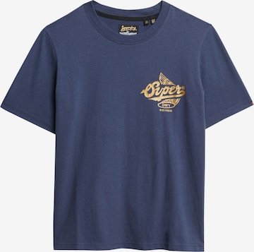 T-shirt Superdry en bleu : devant