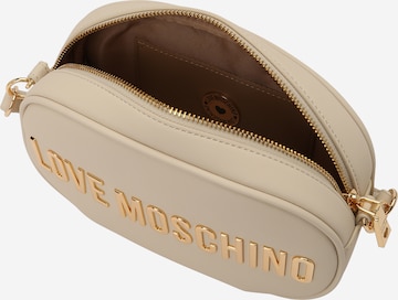 Love Moschino Skuldertaske 'BOLD LOVE' i beige