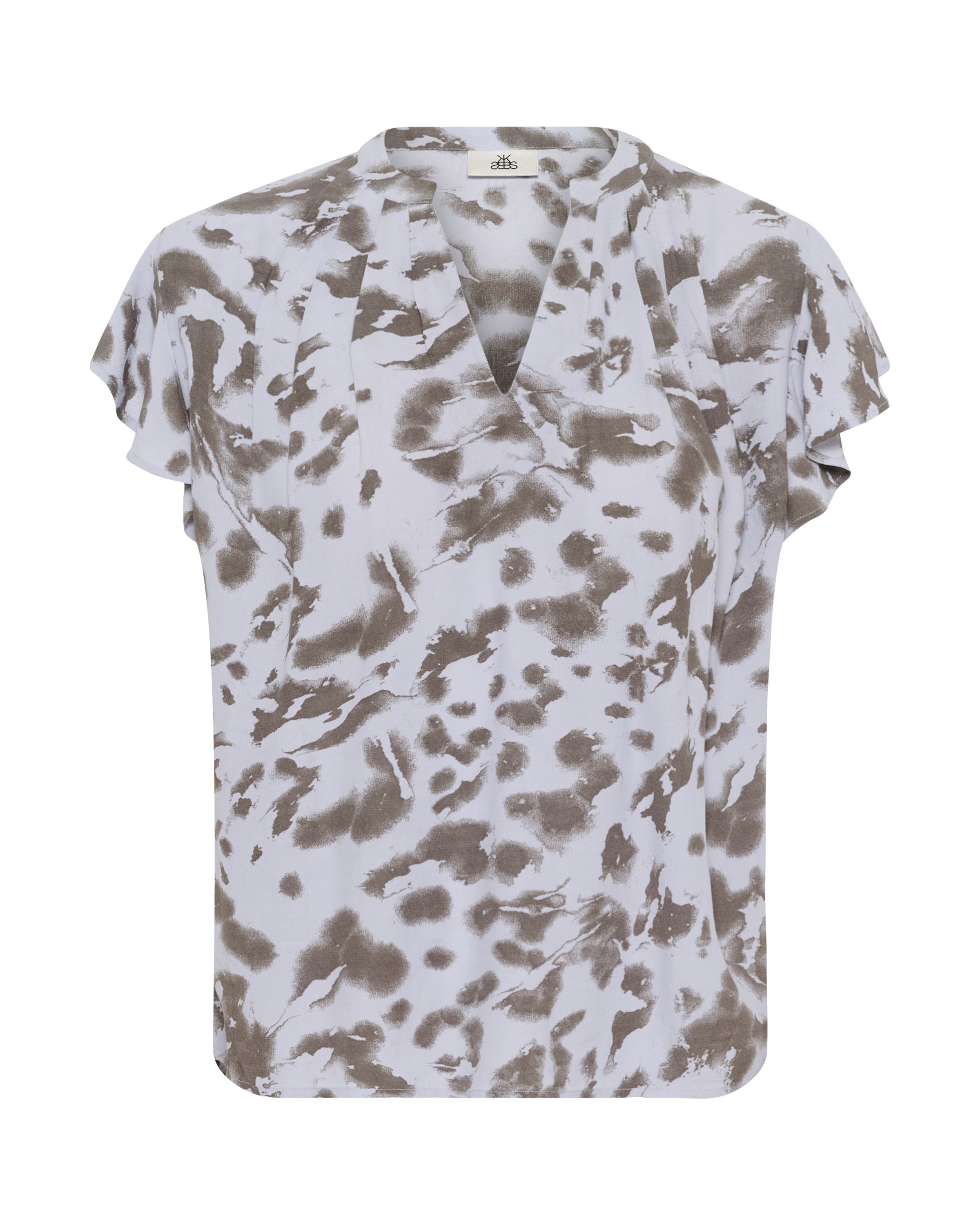 KAREN BY SIMONSEN Blouse 'Xyla' in Grijs: voorkant