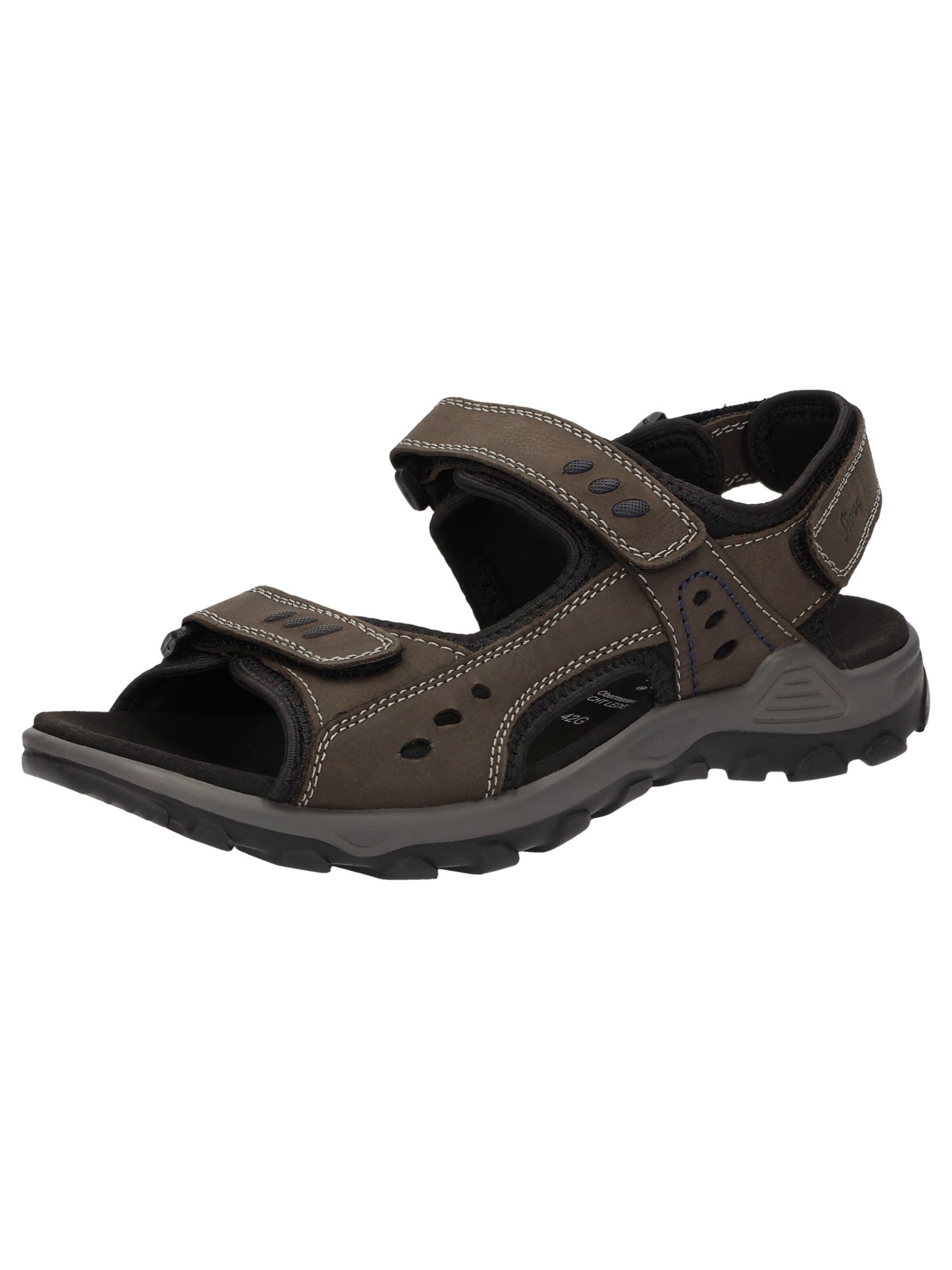 Sandales 'Oneglio-702' SIOUX en marron : devant