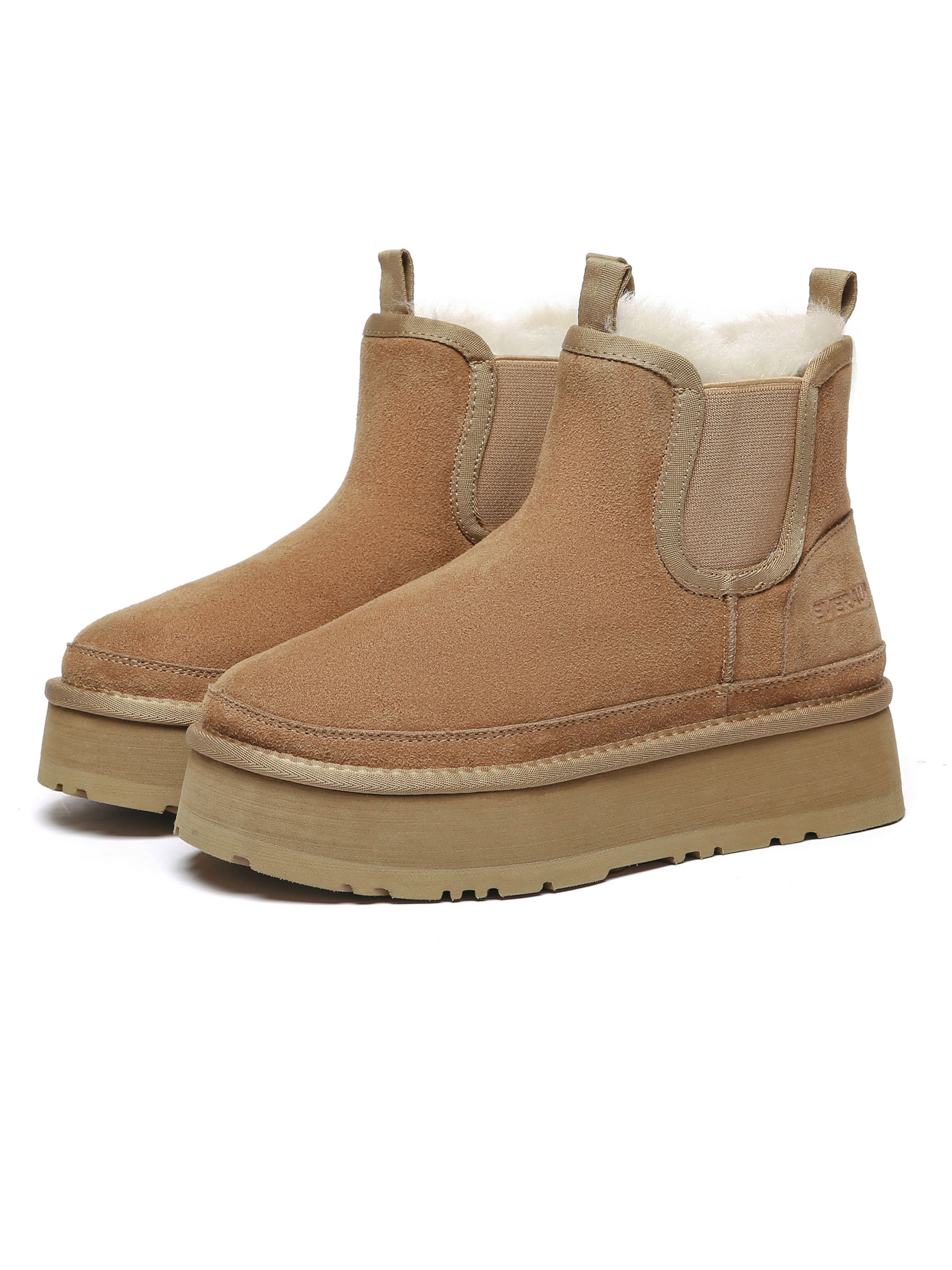 Everau - Botas chelsea 'Shoveler' em castanho