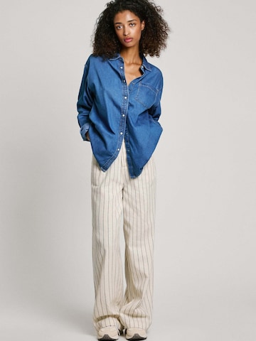 Chemisier Pepe Jeans en bleu