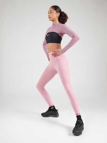 NIKE - Skinny Calças de desporto 'ONE' em rosa