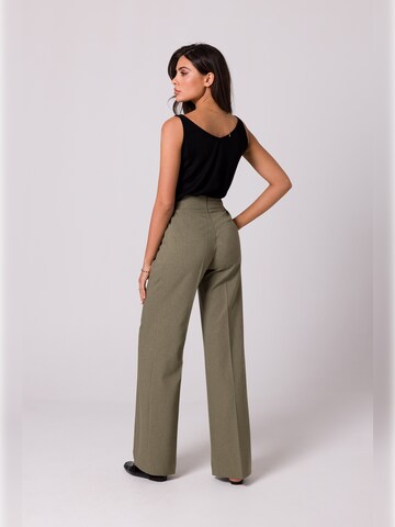 BeWear - Loosefit Pantalón plisado en verde