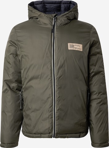 BLEND - Casaco meia-estação em verde: frente