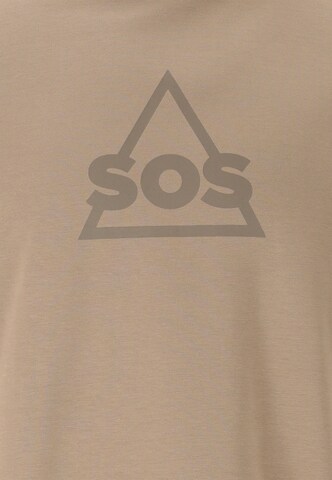 SOS T-Shirt in Braun