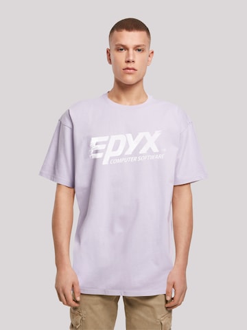 T-Shirt F4NT4STIC en violet : devant