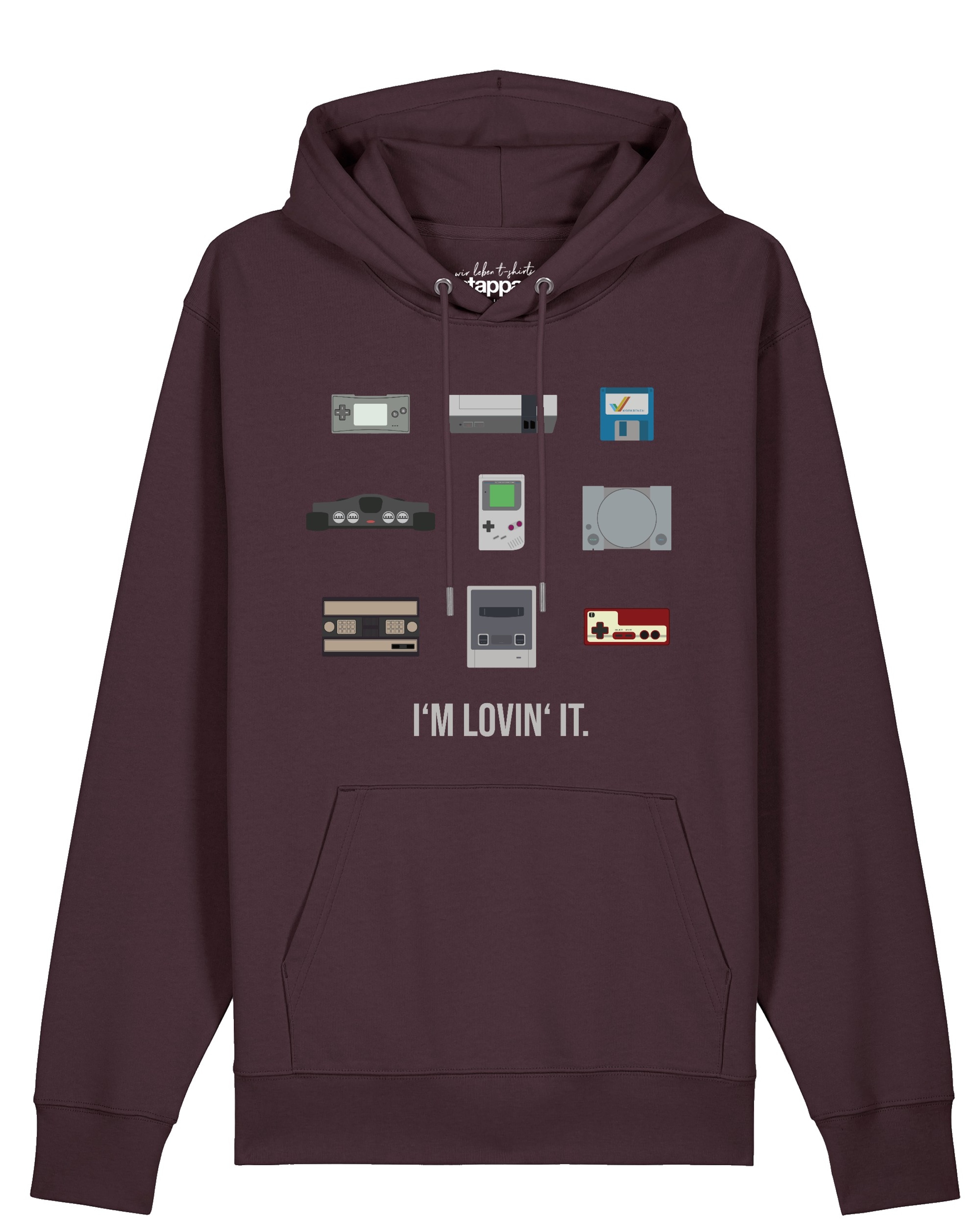 Sweat-shirt 'Videogames' Watapparel en rouge : devant