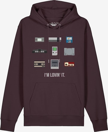 Sweat-shirt 'Videogames' Watapparel en rouge : devant
