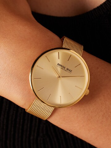 Montre à affichage analogique 'Masche' Lucardi en or