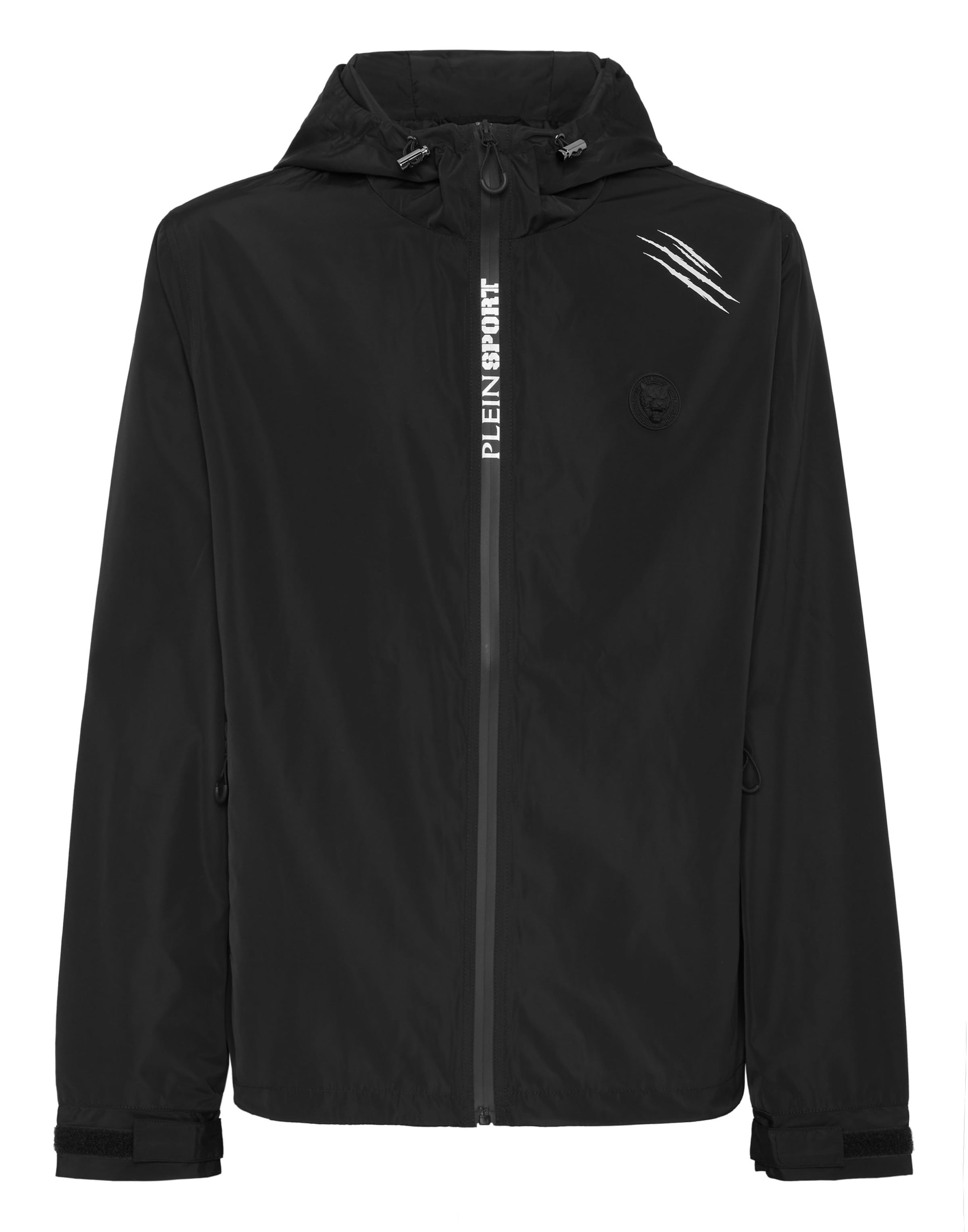 Plein Sport Jacke in Schwarz: Vorderseite