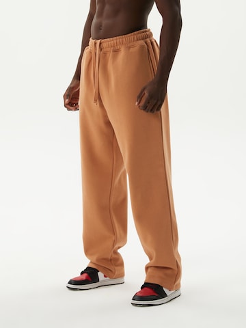 Ossy Homer Loosefit Sporthose 'Heavy Cotton 450 GSM N1Y013' in Braun