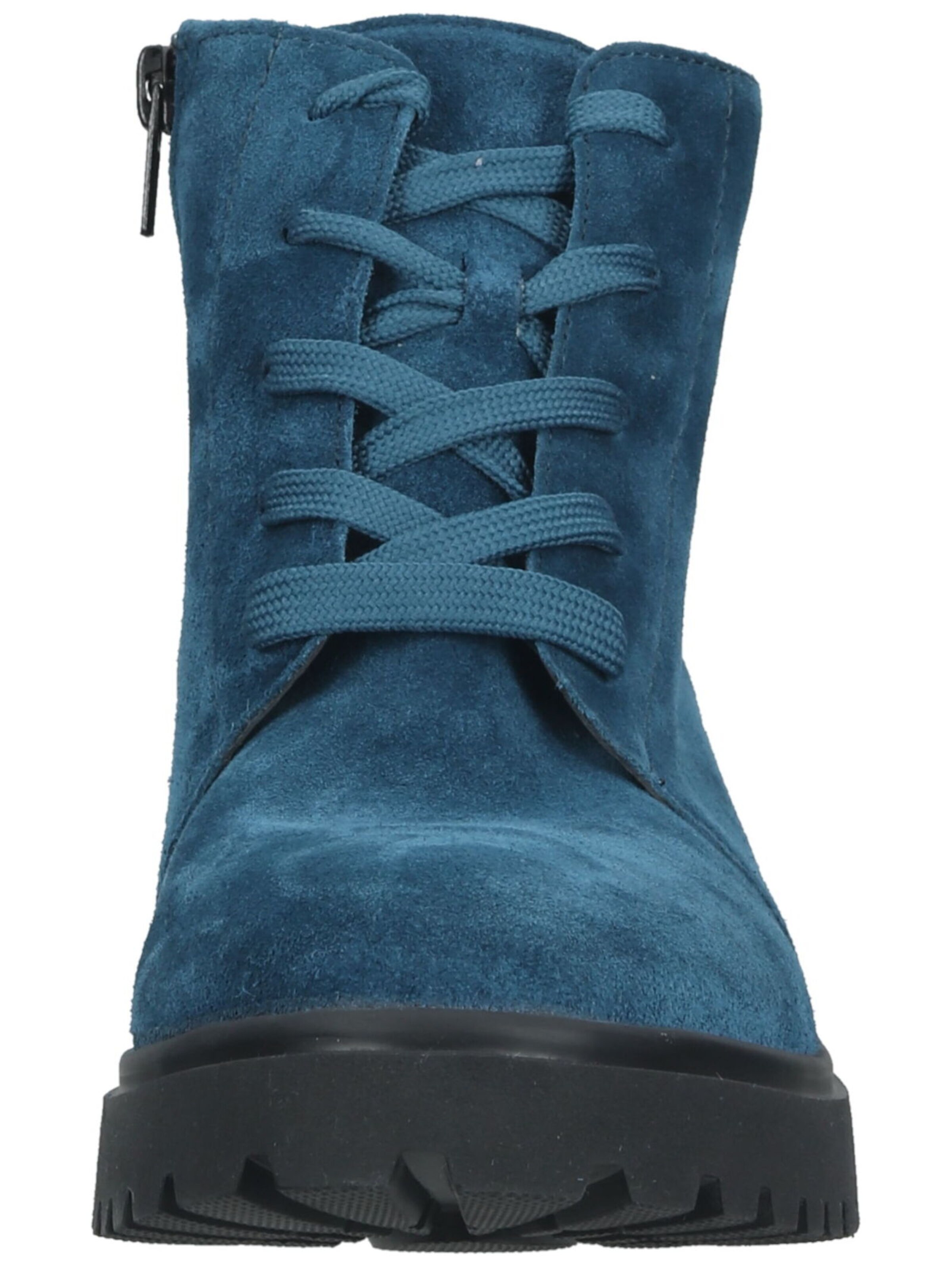 WALDLÄUFER Schnürstiefelette in Blau