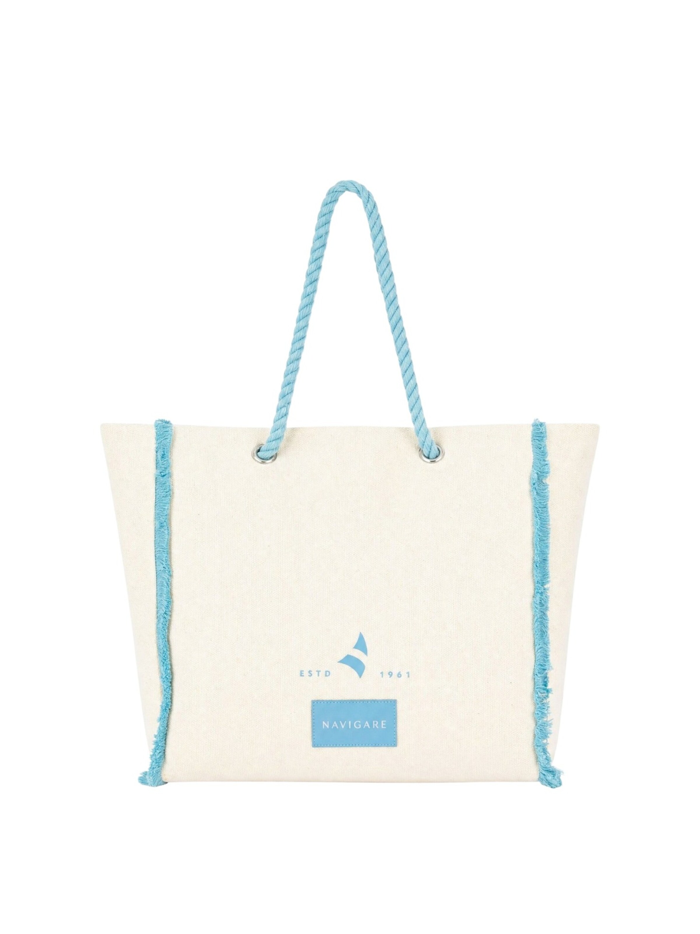 Borsa a mano di Navigare in blu: frontale