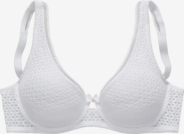 NUANCE Minimiser Bra in White: front