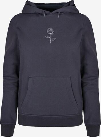 Merchcode Sweatshirt 'Rose' in Blue: front