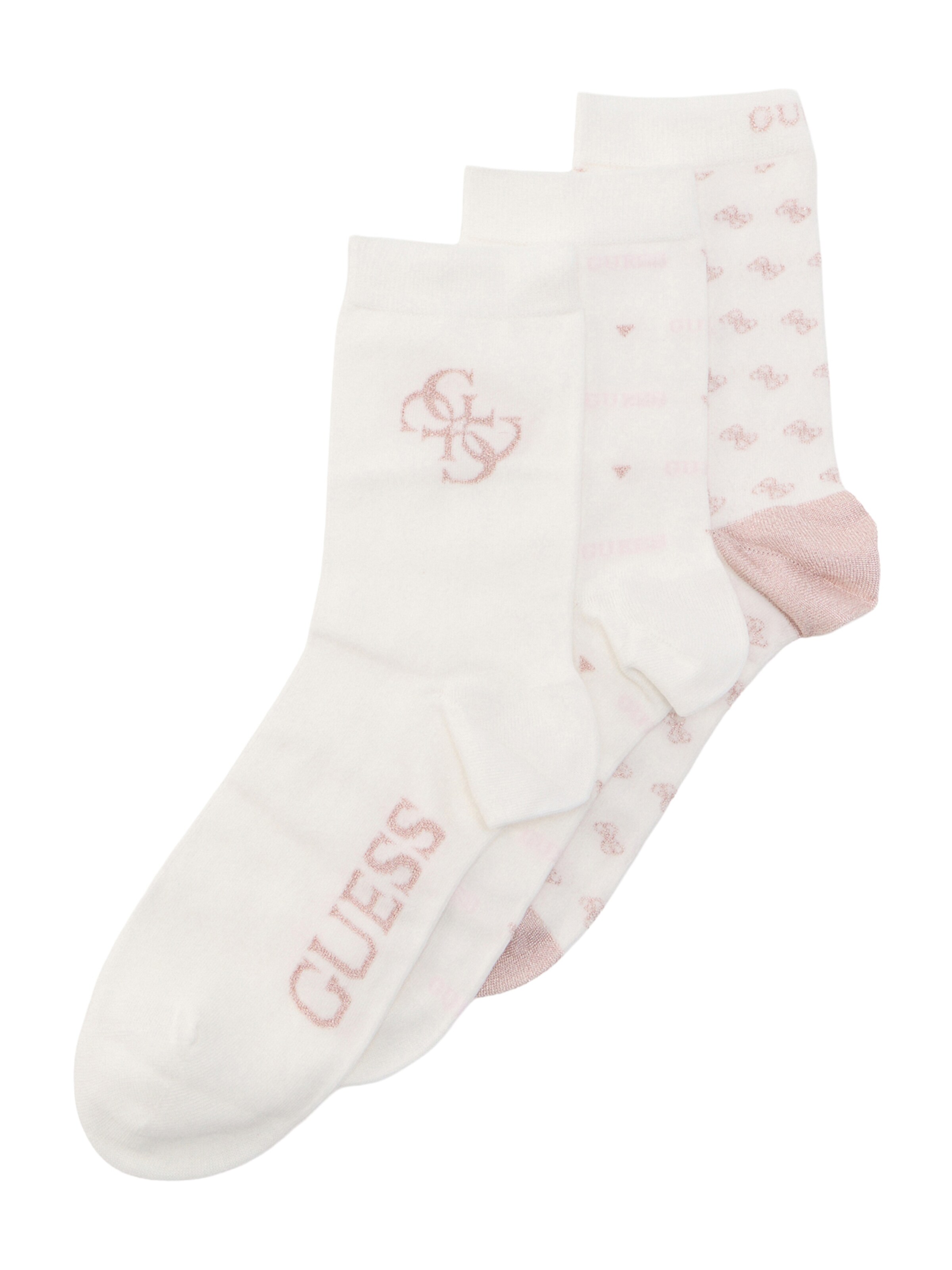 GUESS Socks in White: front