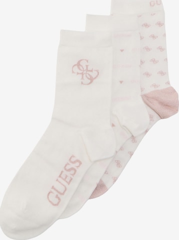 GUESS Socken in Weiß: Vorderseite