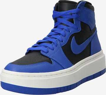 Sneaker înalt de la Jordan pe albastru: față