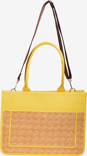 IZIA Shopper in de kleur Geel / Oranje, Productweergave