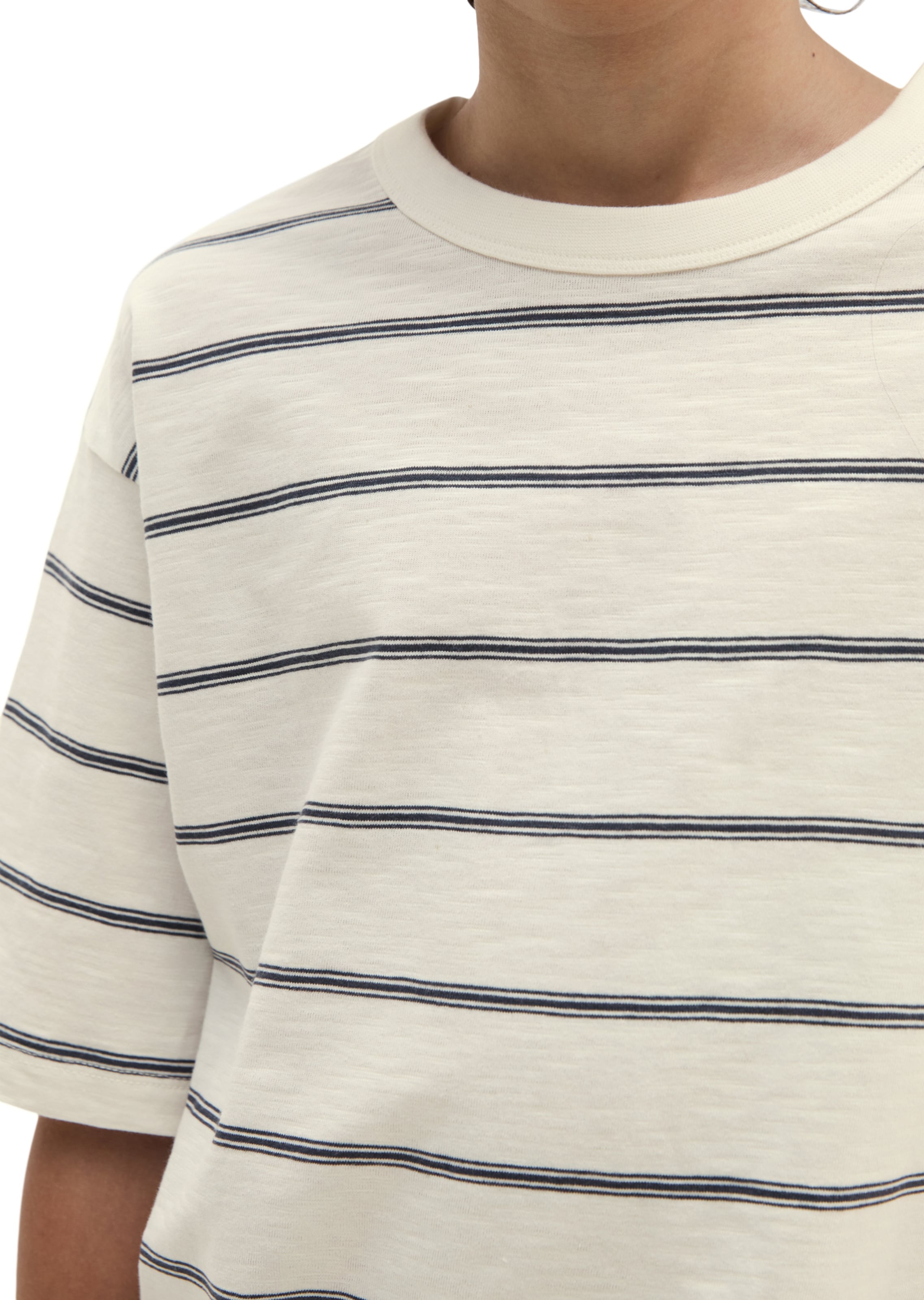 T-Shirt ' aus reiner Bio-Baumwolle ' Marc O'Polo en blanc