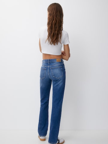 Coupe slim Jean Pull&Bear en bleu