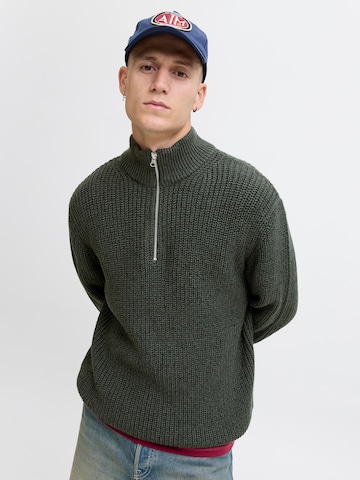 JACK & JONES Pullover 'JORBLEECKER' i grøn