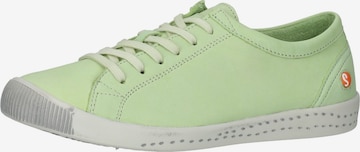 Softinos Sneakers laag in Groen: voorkant
